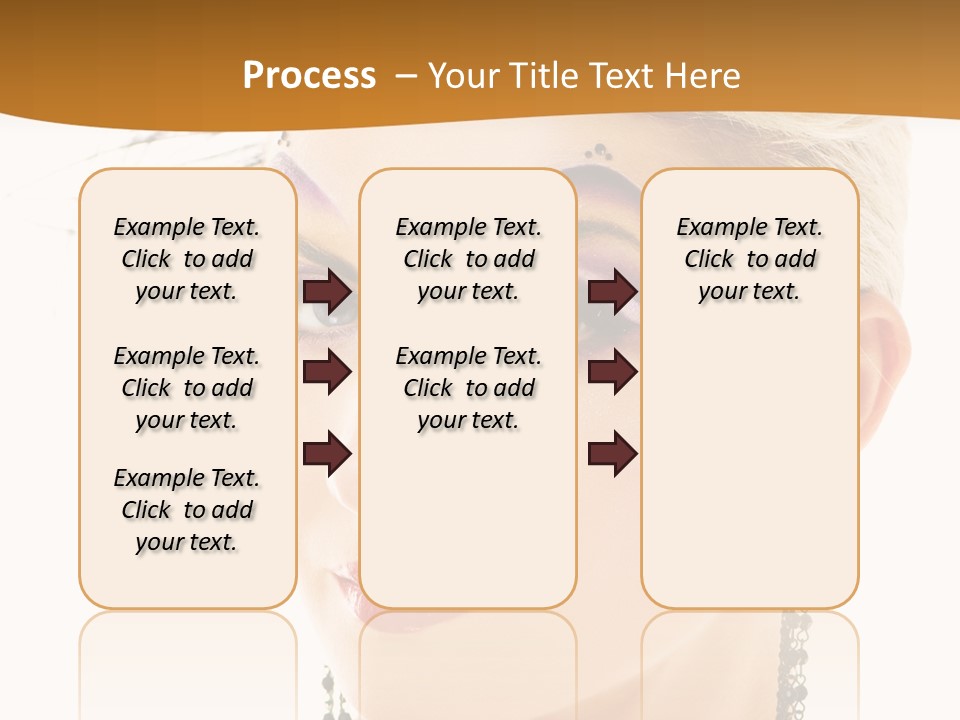 Copy Space Fashion Doll PowerPoint Template