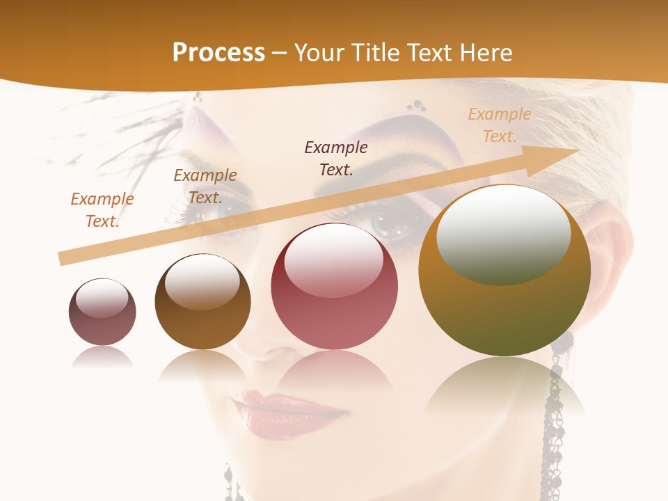 Copy Space Fashion Doll PowerPoint Template