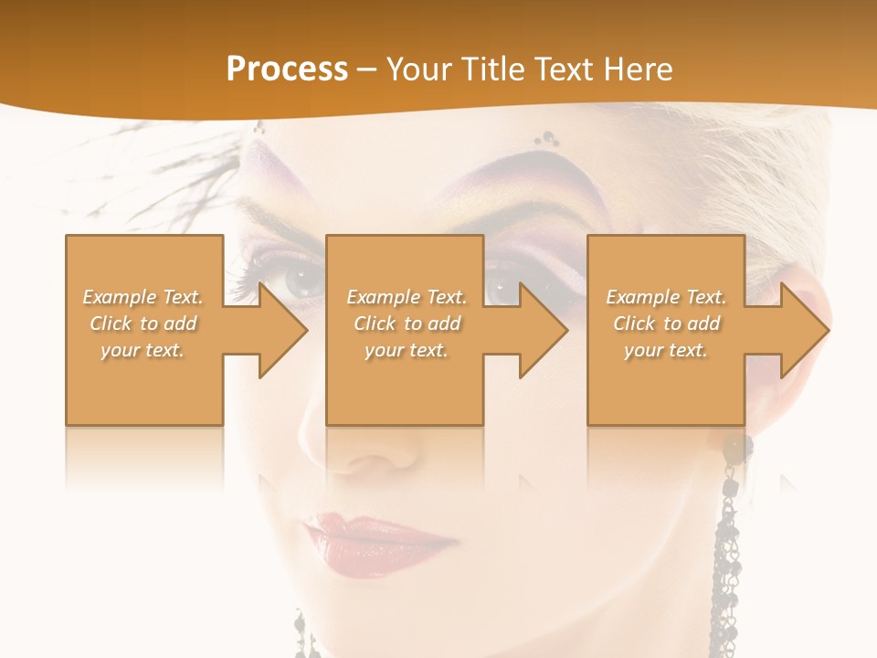 Copy Space Fashion Doll PowerPoint Template