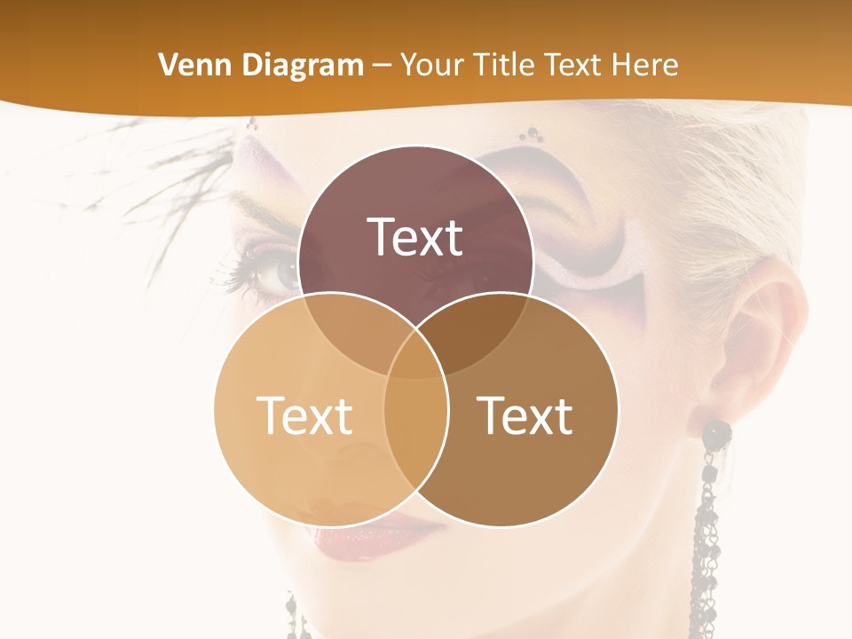 Copy Space Fashion Doll PowerPoint Template