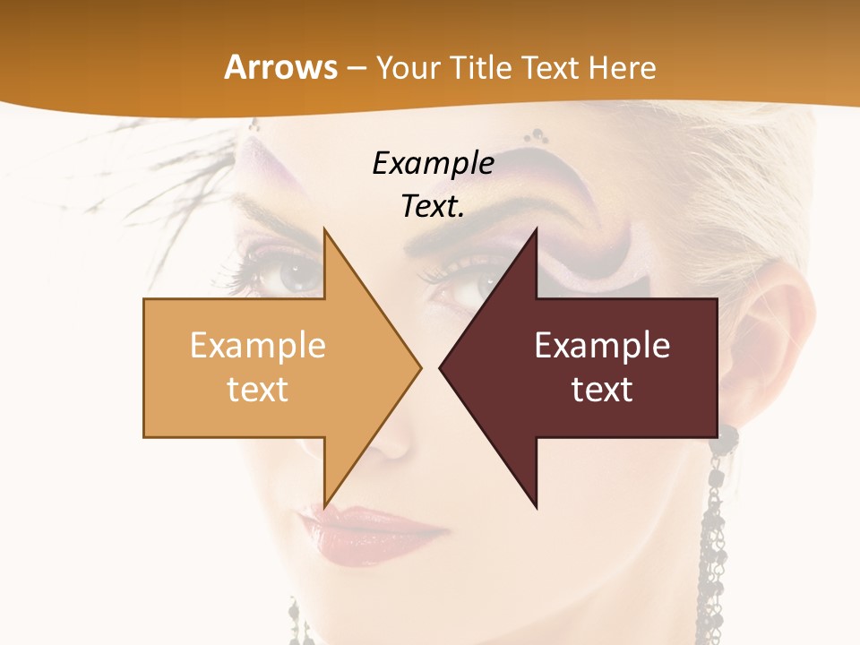 Copy Space Fashion Doll PowerPoint Template
