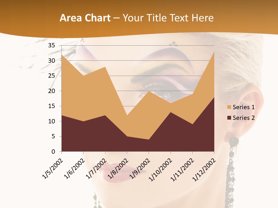 Copy Space Fashion Doll PowerPoint Template