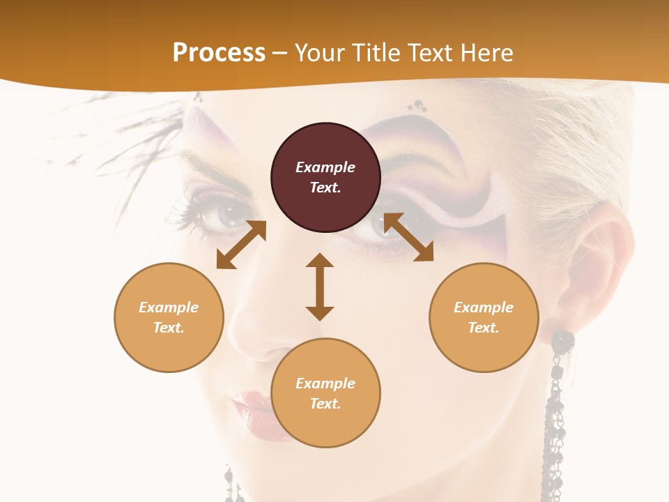 Copy Space Fashion Doll PowerPoint Template