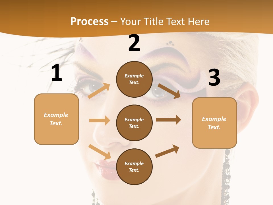 Copy Space Fashion Doll PowerPoint Template