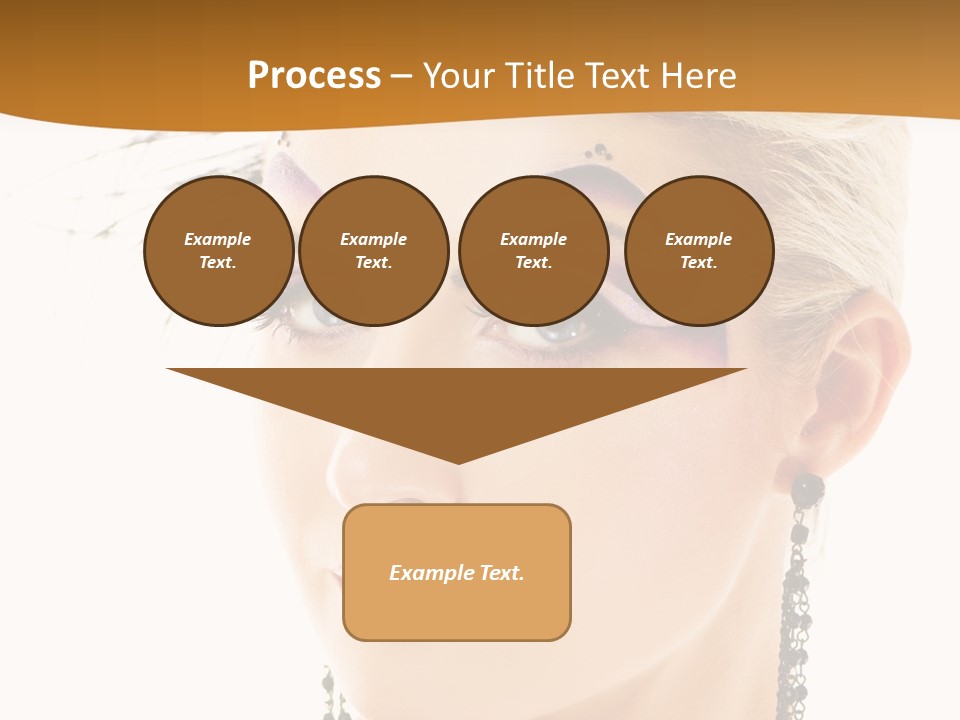 Copy Space Fashion Doll PowerPoint Template
