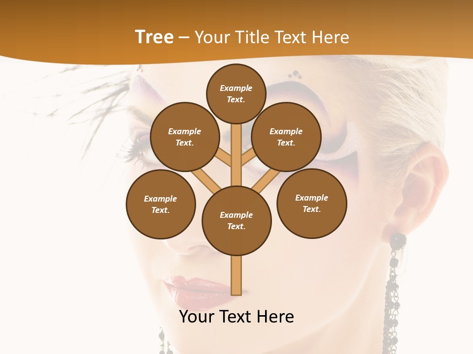 Copy Space Fashion Doll PowerPoint Template