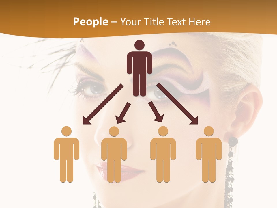 Copy Space Fashion Doll PowerPoint Template