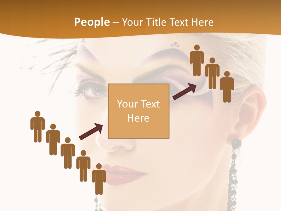 Copy Space Fashion Doll PowerPoint Template