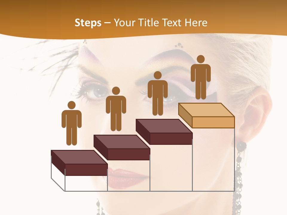 Copy Space Fashion Doll PowerPoint Template