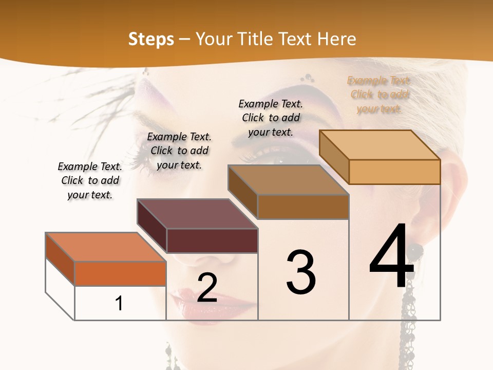 Copy Space Fashion Doll PowerPoint Template