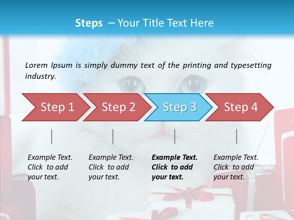 Fun Feline Cat PowerPoint Template