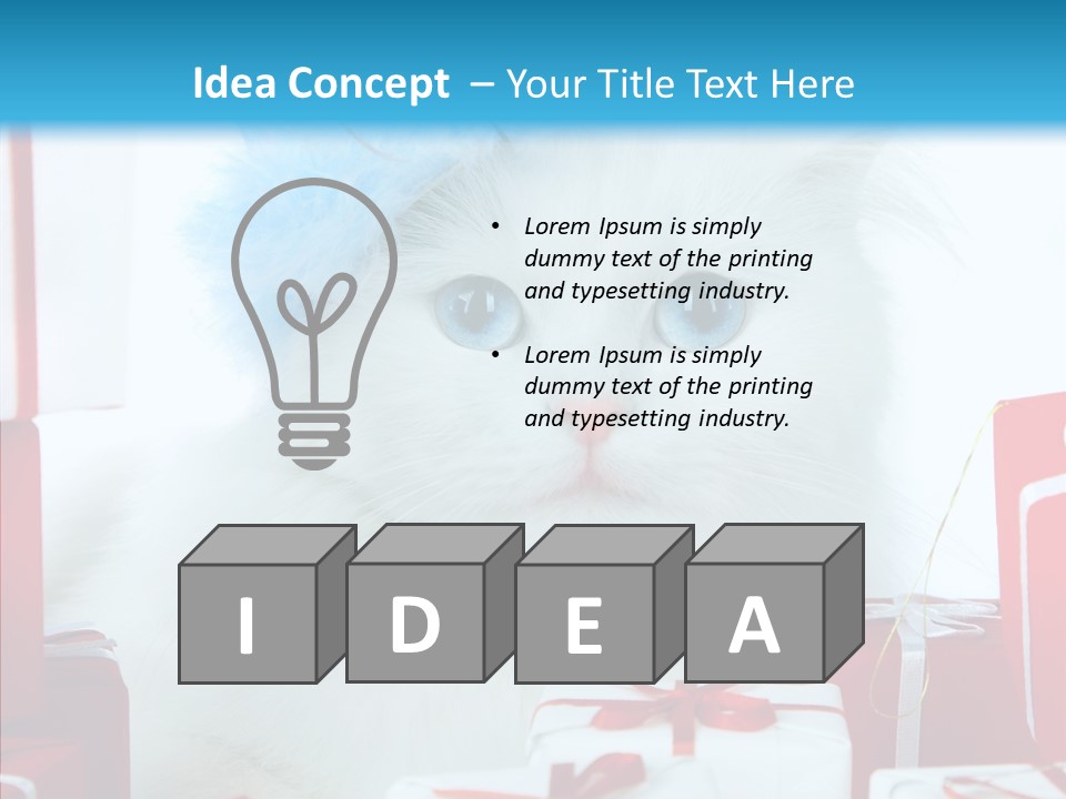 Fun Feline Cat PowerPoint Template