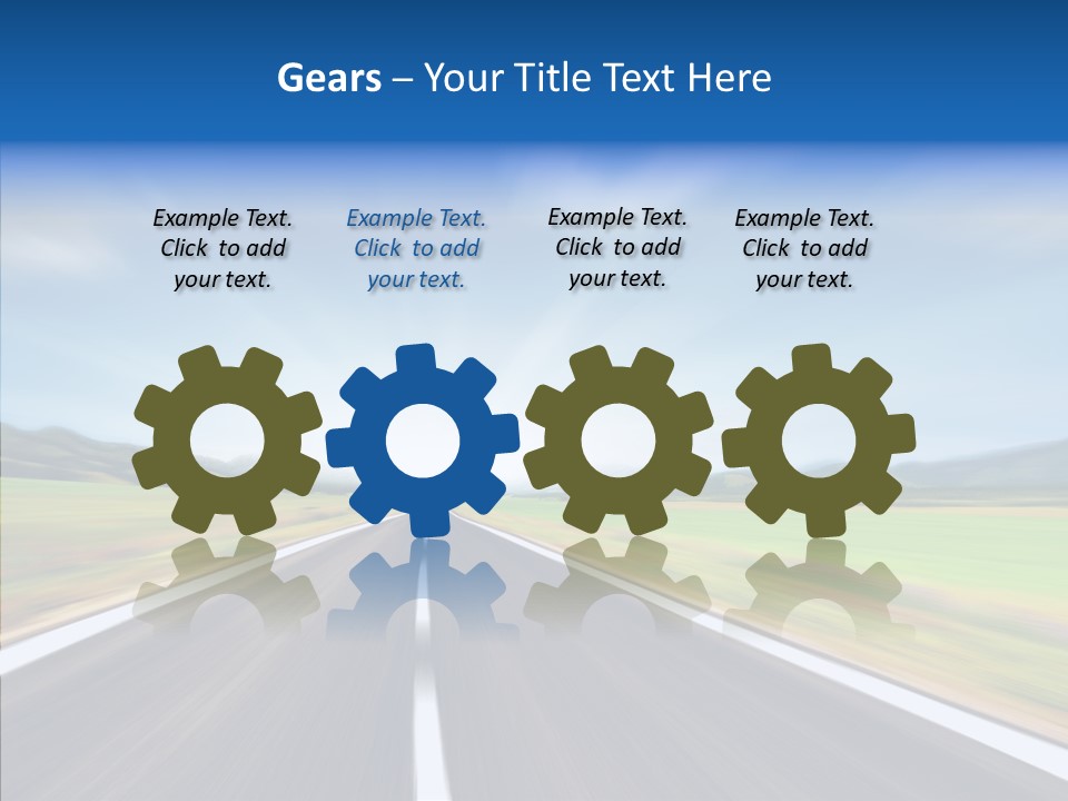 Shine Scenery Serene PowerPoint Template