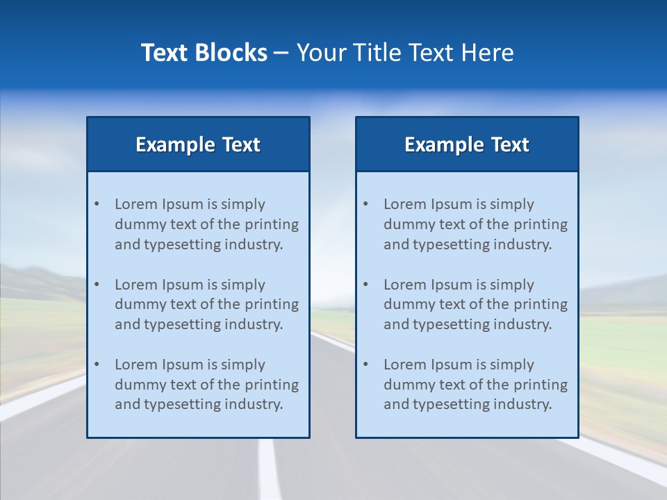 Shine Scenery Serene PowerPoint Template