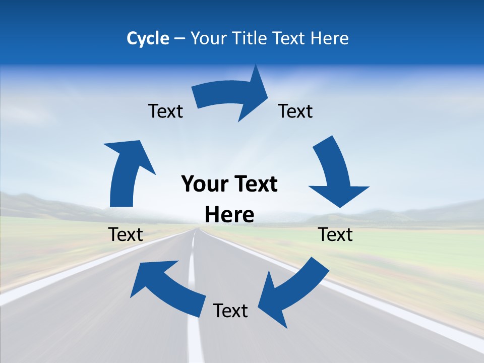 Shine Scenery Serene PowerPoint Template