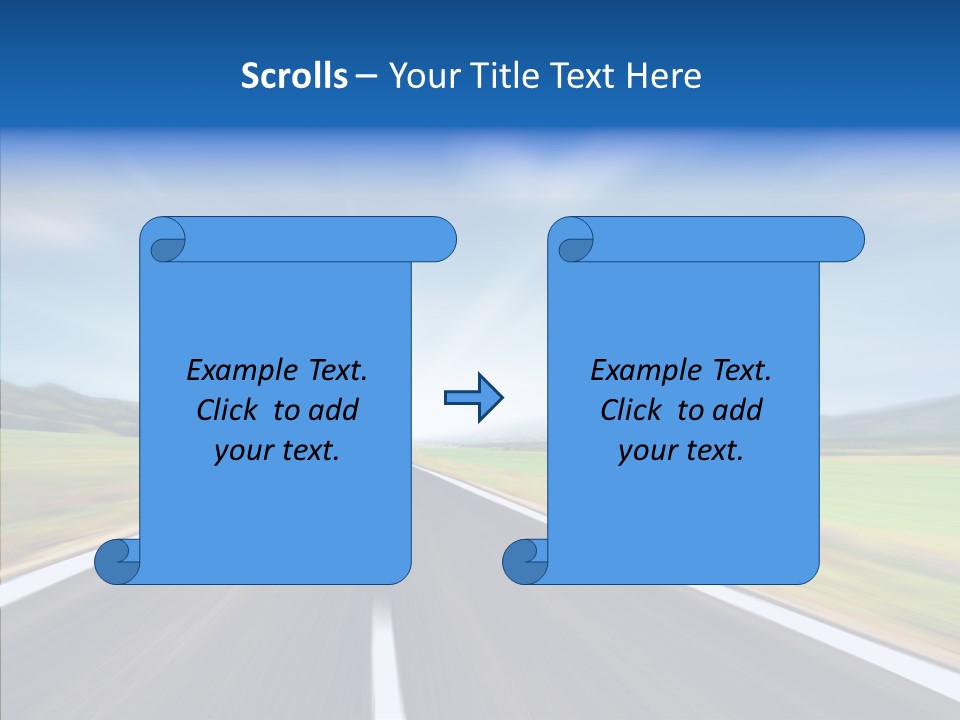 Shine Scenery Serene PowerPoint Template