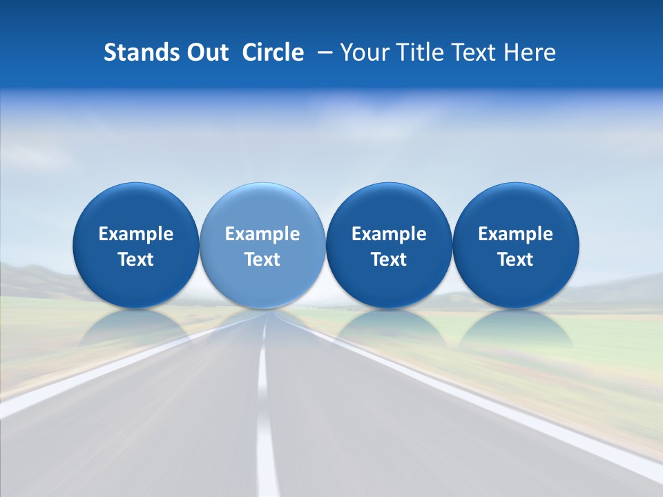 Shine Scenery Serene PowerPoint Template