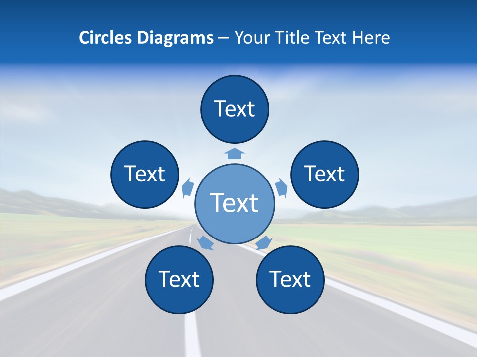 Shine Scenery Serene PowerPoint Template