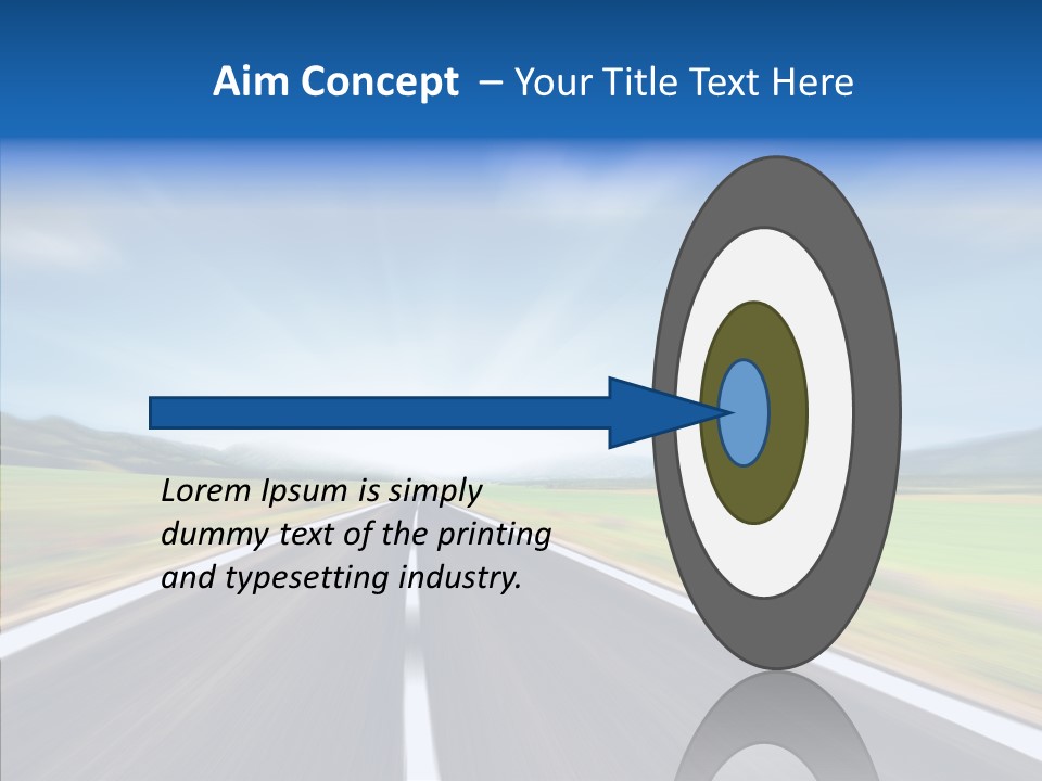 Shine Scenery Serene PowerPoint Template