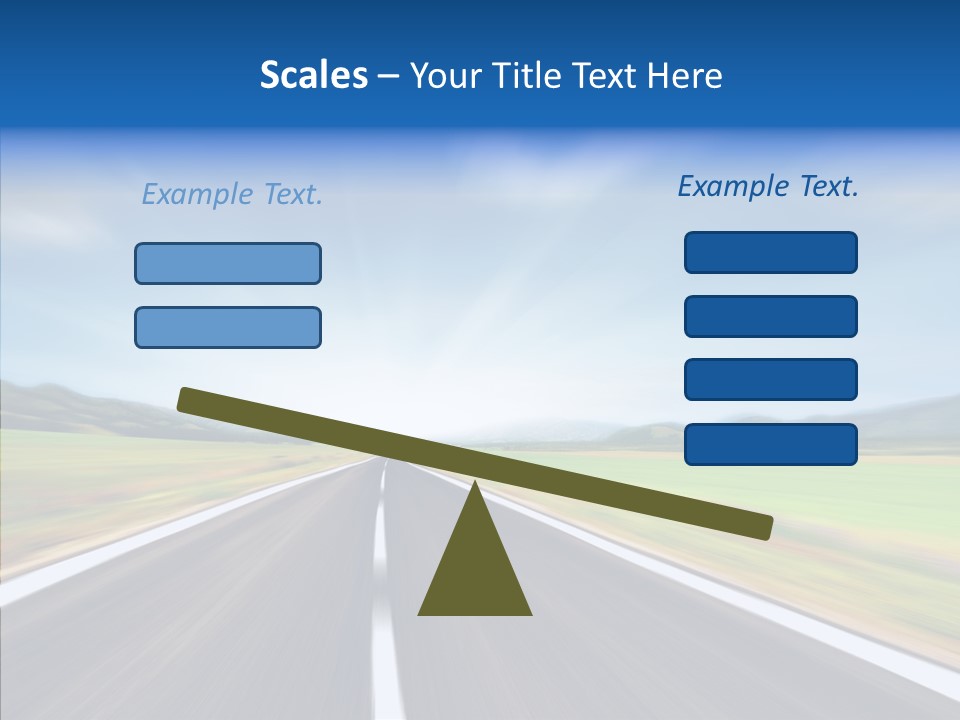 Shine Scenery Serene PowerPoint Template