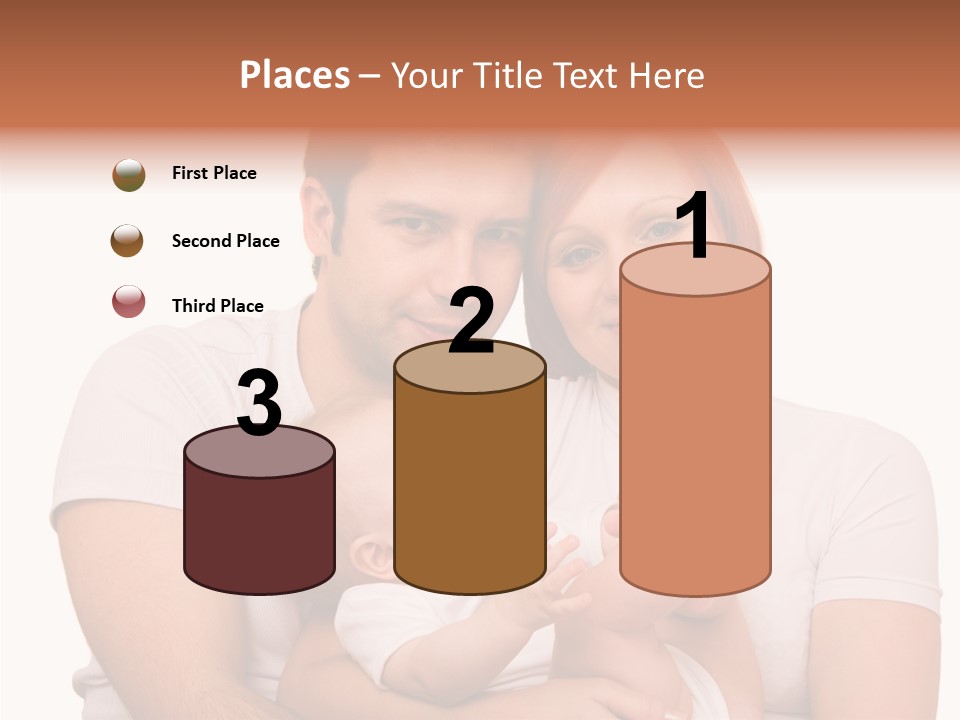 Girl Young Dad PowerPoint Template