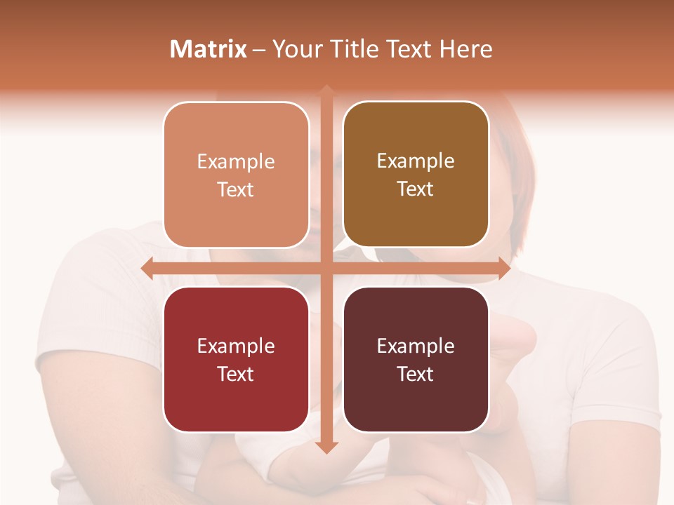 Girl Young Dad PowerPoint Template