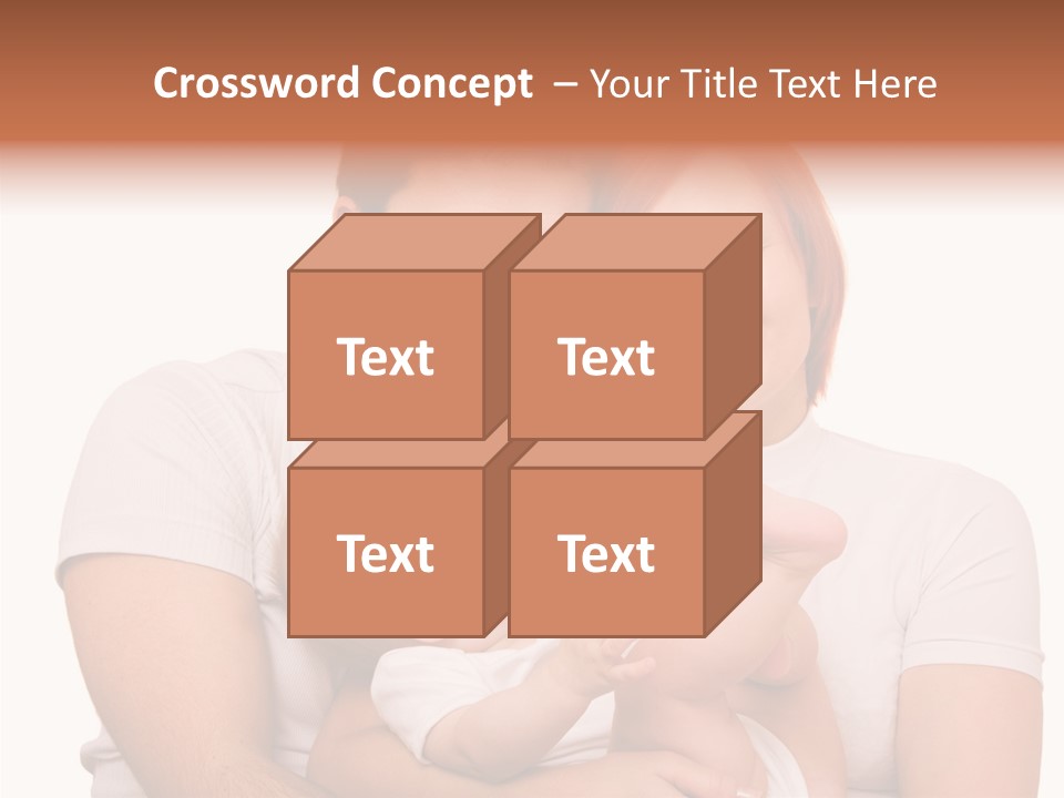 Girl Young Dad PowerPoint Template