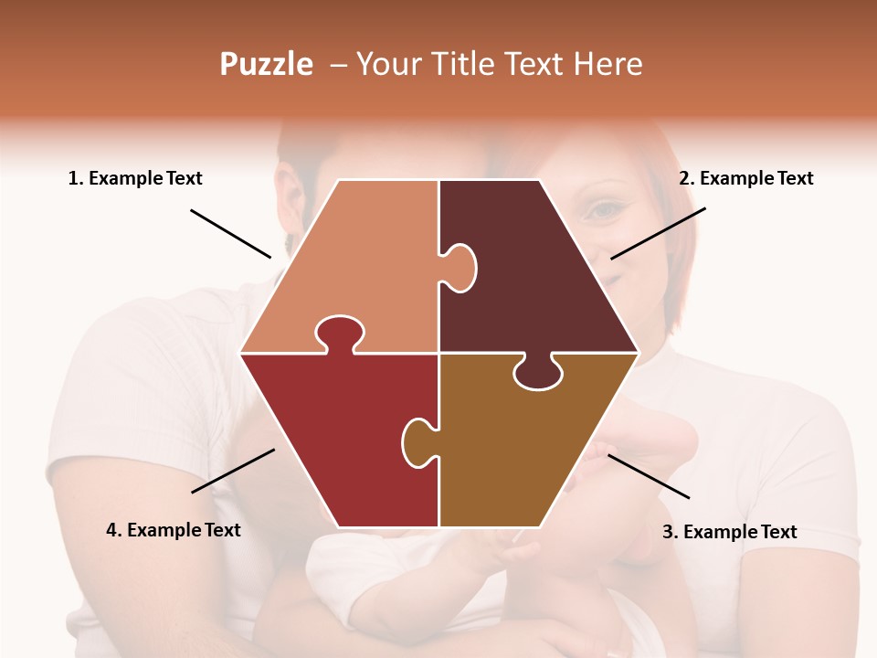 Girl Young Dad PowerPoint Template