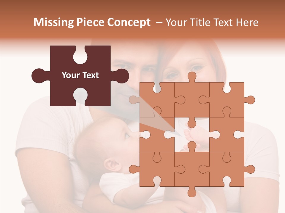 Girl Young Dad PowerPoint Template