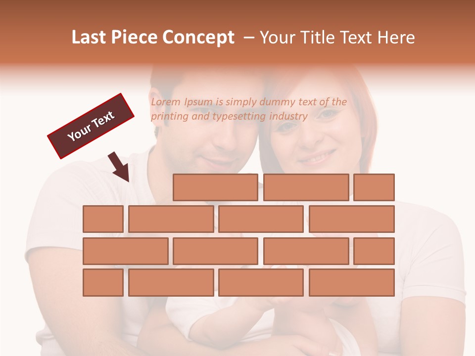 Girl Young Dad PowerPoint Template