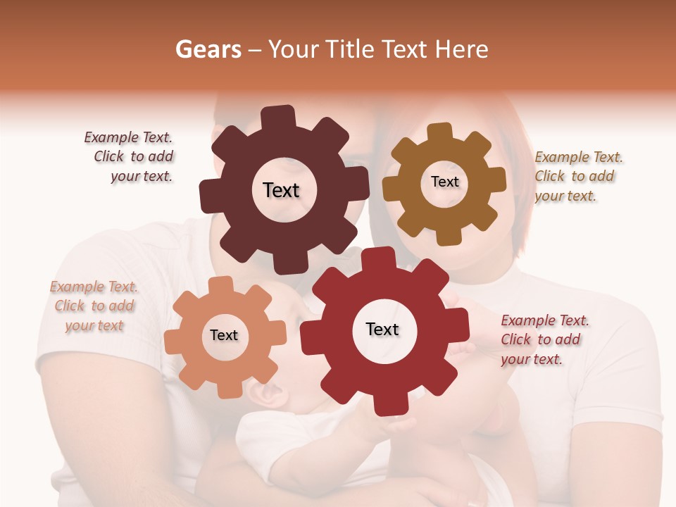 Girl Young Dad PowerPoint Template