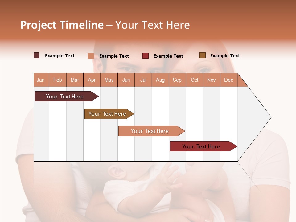 Girl Young Dad PowerPoint Template