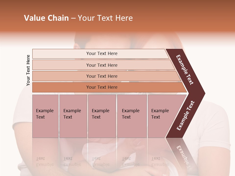 Girl Young Dad PowerPoint Template