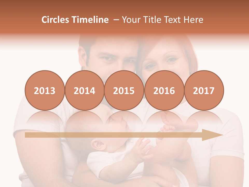 Girl Young Dad PowerPoint Template