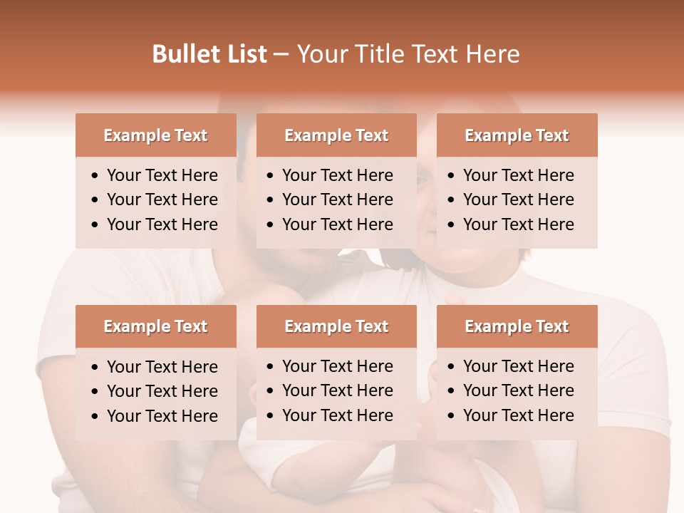 Girl Young Dad PowerPoint Template