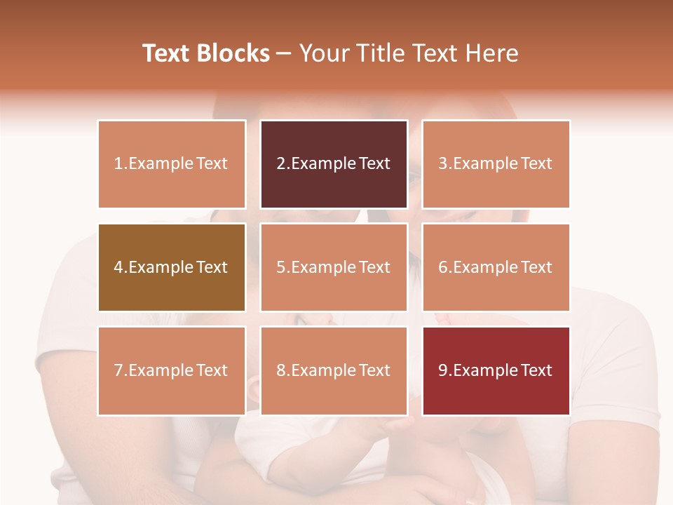 Girl Young Dad PowerPoint Template