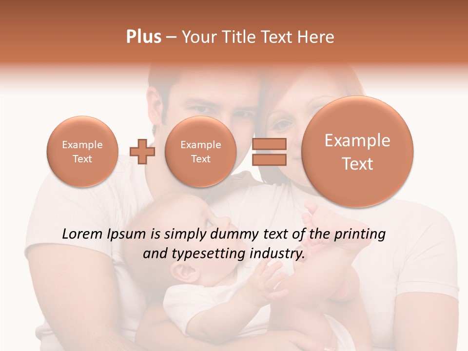 Girl Young Dad PowerPoint Template