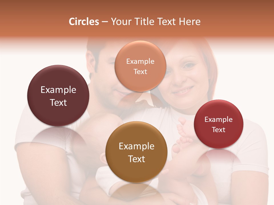 Girl Young Dad PowerPoint Template