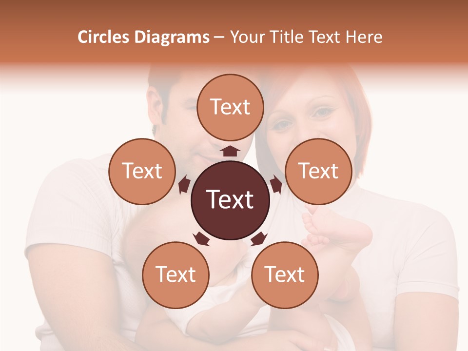 Girl Young Dad PowerPoint Template