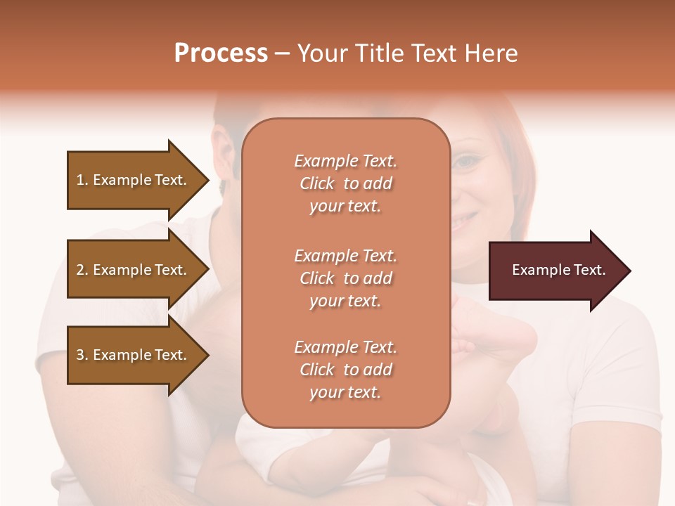 Girl Young Dad PowerPoint Template