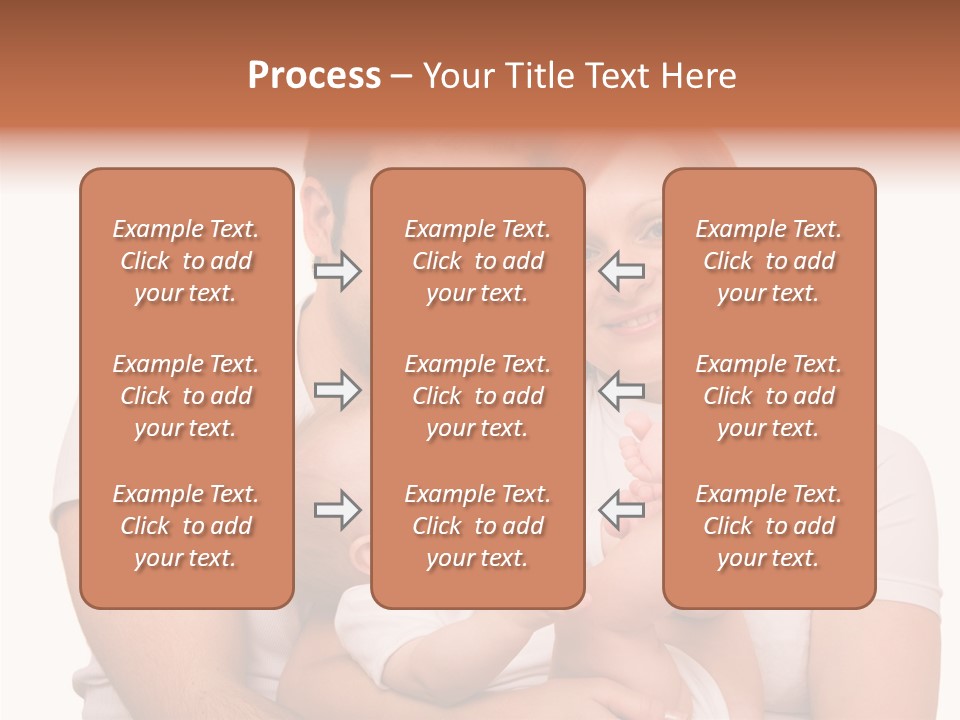 Girl Young Dad PowerPoint Template