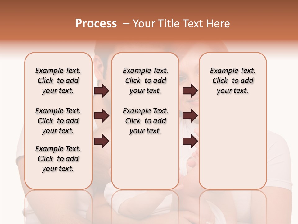 Girl Young Dad PowerPoint Template