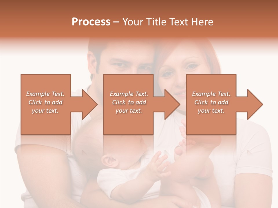 Girl Young Dad PowerPoint Template