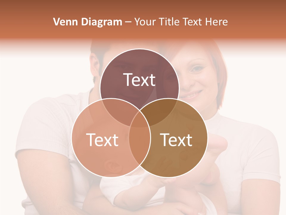 Girl Young Dad PowerPoint Template