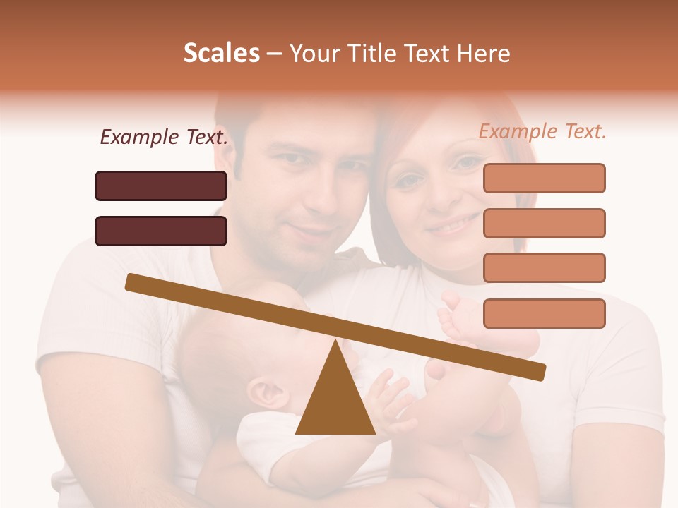 Girl Young Dad PowerPoint Template