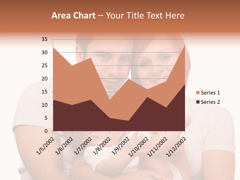 Girl Young Dad PowerPoint Template