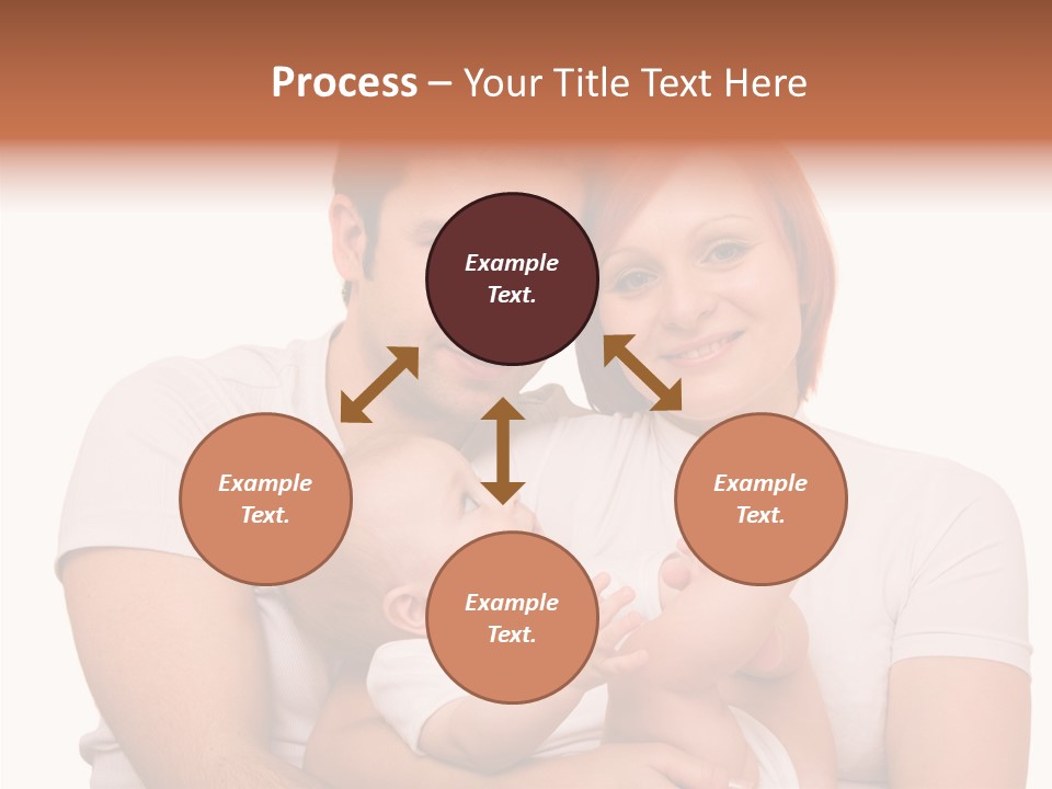 Girl Young Dad PowerPoint Template