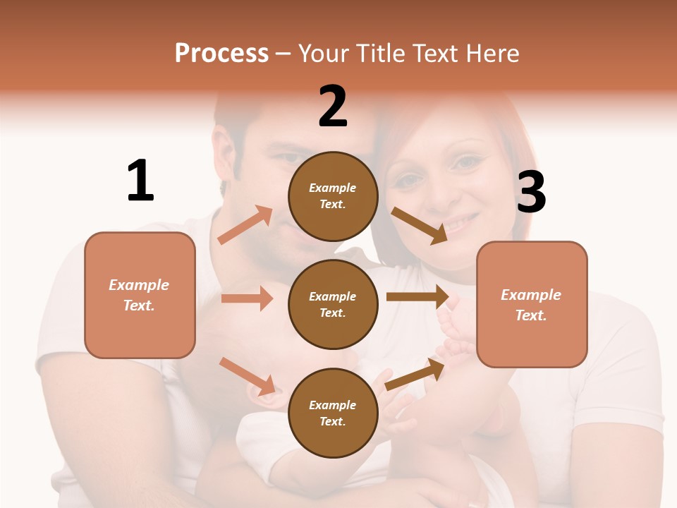 Girl Young Dad PowerPoint Template