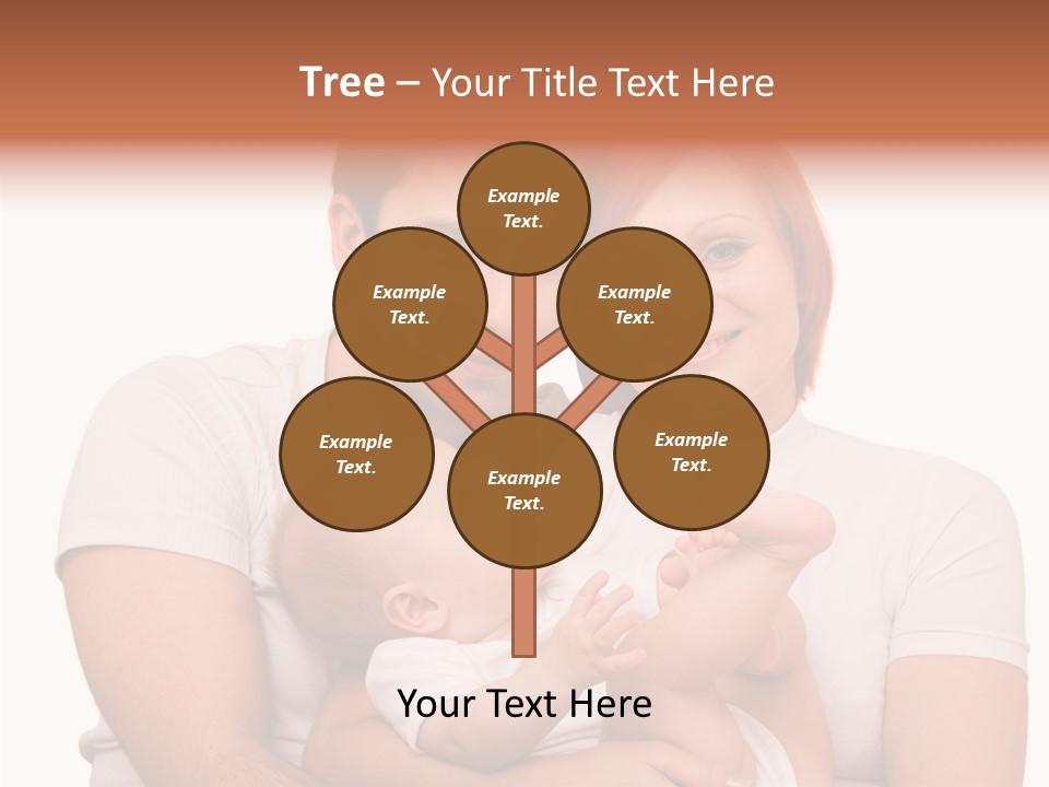 Girl Young Dad PowerPoint Template