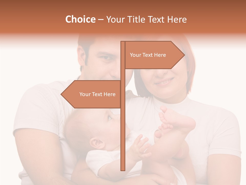 Girl Young Dad PowerPoint Template